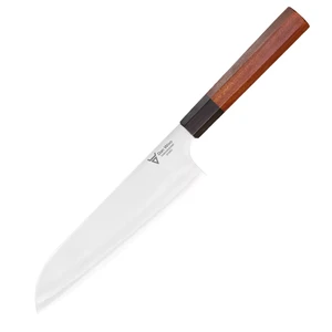 Dan Woo Tamahagane Santoku Nóż Szefa Kuchni 67 HRC