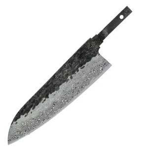 Dan Woo nóż santoku 16,5cm Damast HF02 Blank.