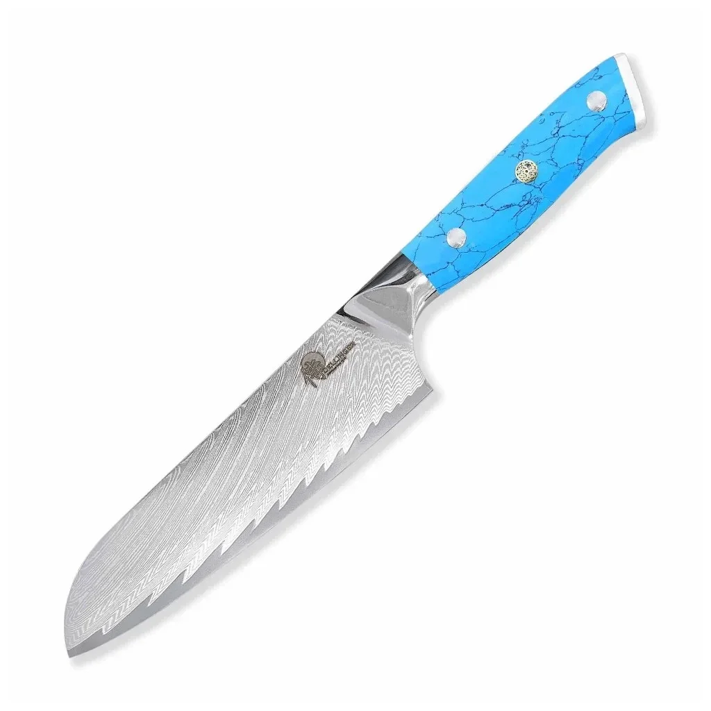 Dellinger BLUE STONE Nóż Santoku 18 cm