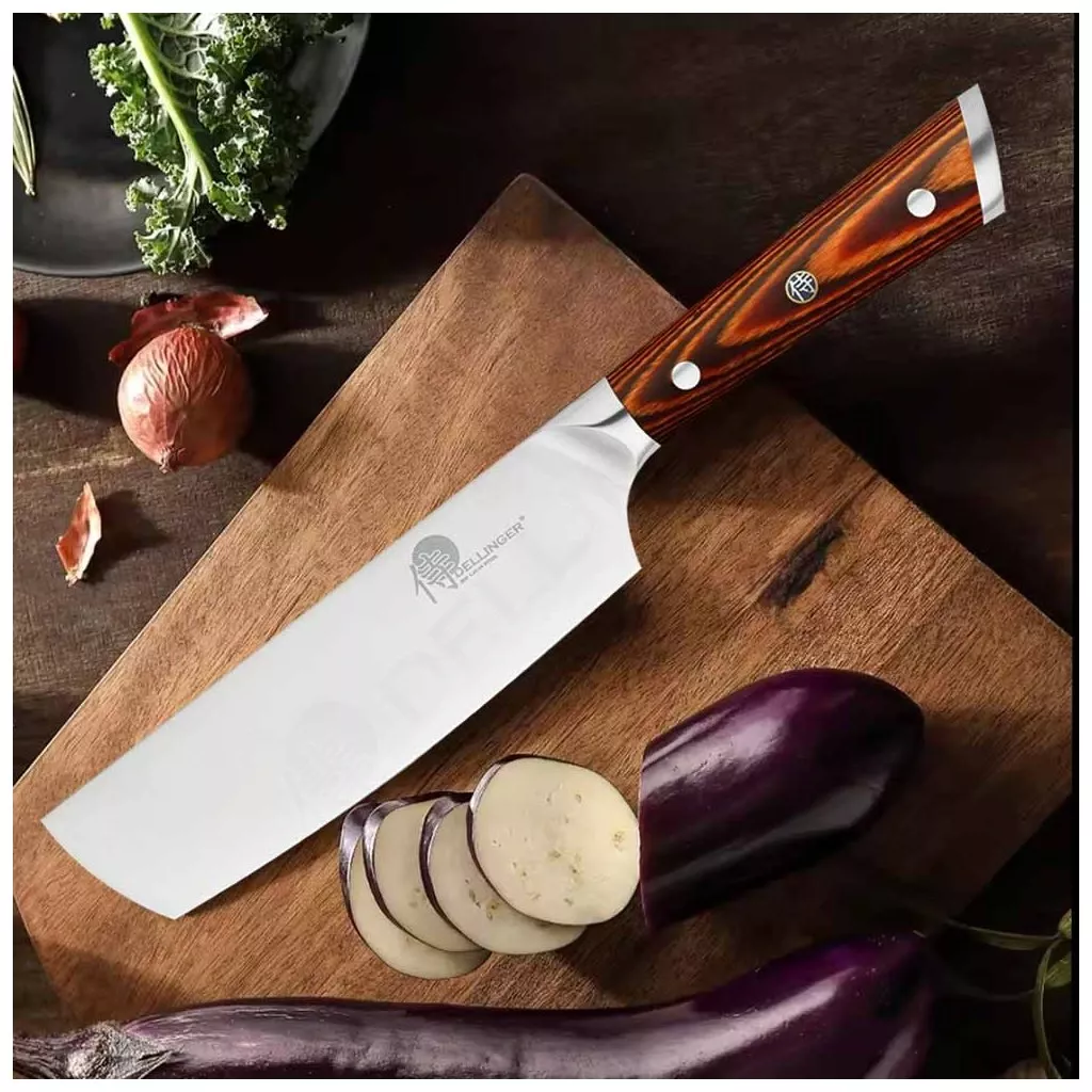 Nóż Nakiri Dellinger German Black Samurai 15 cm