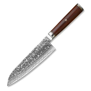 Dellinger M390 Cocobolo Nóż Santoku 18 cm