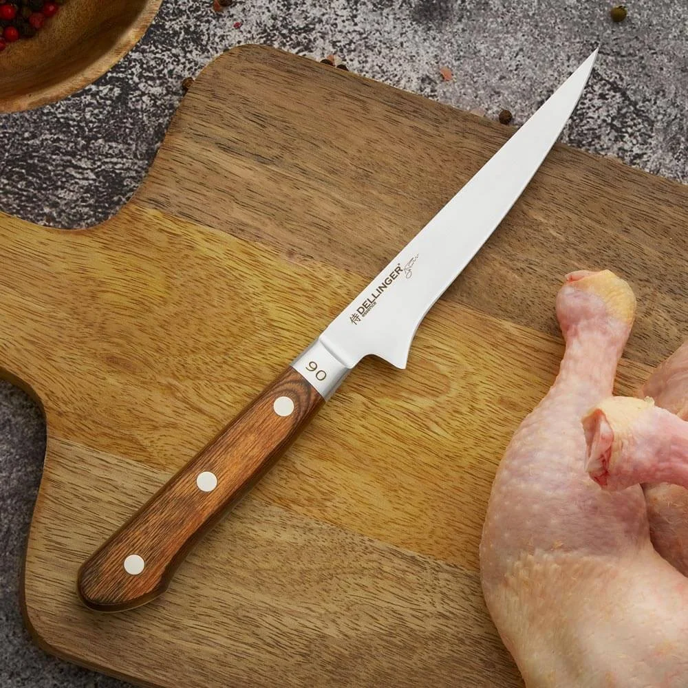 Dellinger Essence Nóż Kostěj Honesuki do Wykrawania Mięsa, 12 cm
