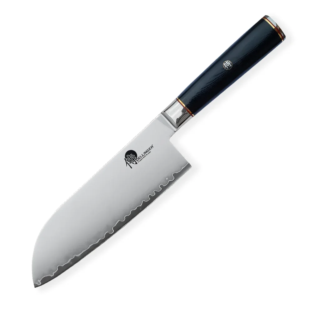 Dellinger Okami 3 layers AUS10 Nóż Santoku 18 cm