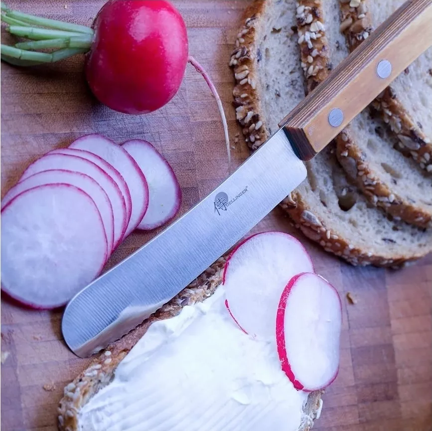 Dellinger WW-205C49 Nóż Śniadaniowy z Ostrzem Kombinowanym, Pakkawood, 1