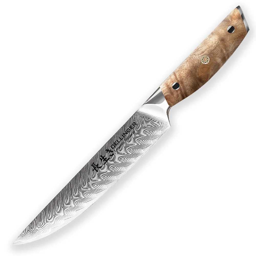 Dellinger Longevity Damascus Edition Nóż do plastrowania / Carving 21 cm