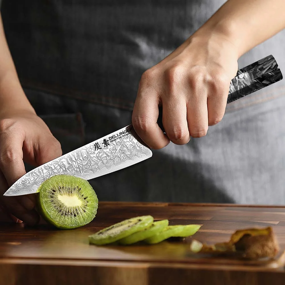 Nóż Petty Dellinger Carbon Fiber Octagon stal VG-10 14 cm