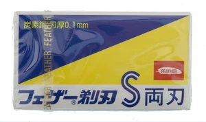Feather żyletki  0,1mm 10 szt Made in Japan