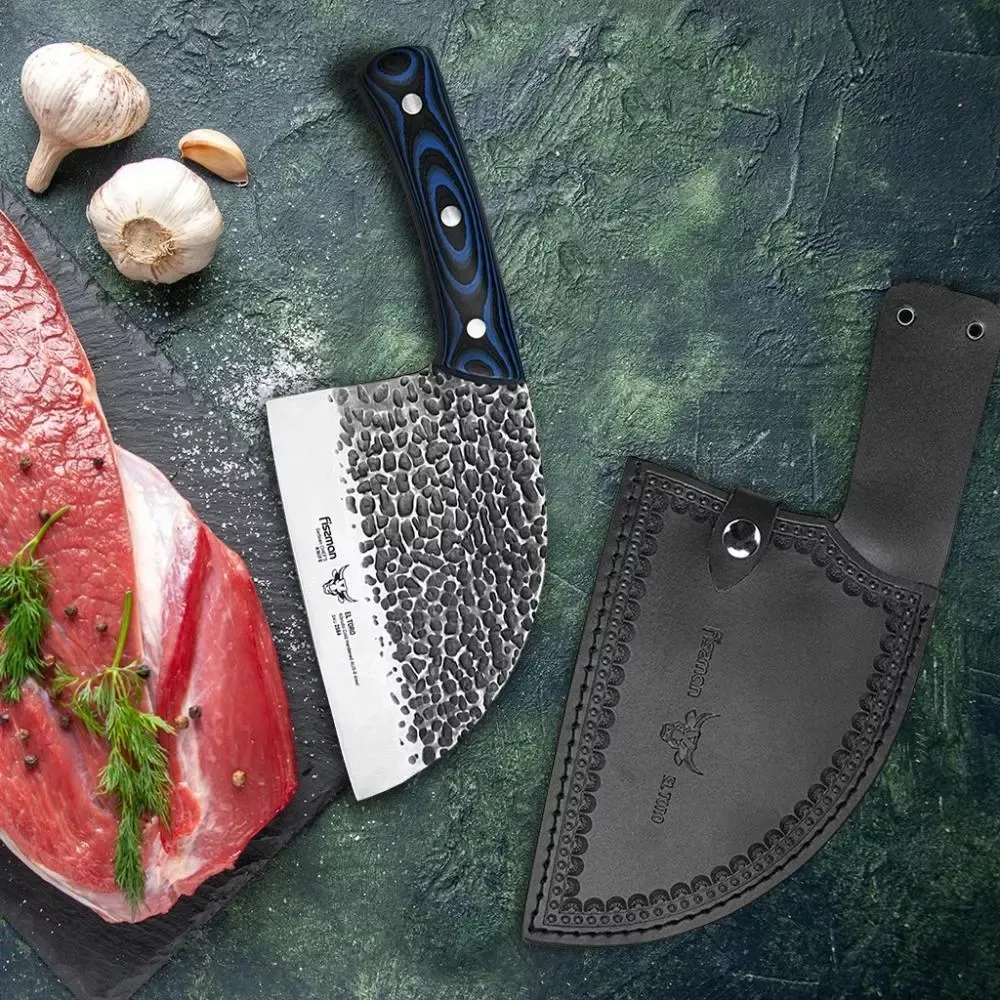 Fissman El Toro Tasak Serbski 18cm Stal AUS-8 Niebieska Mikarta