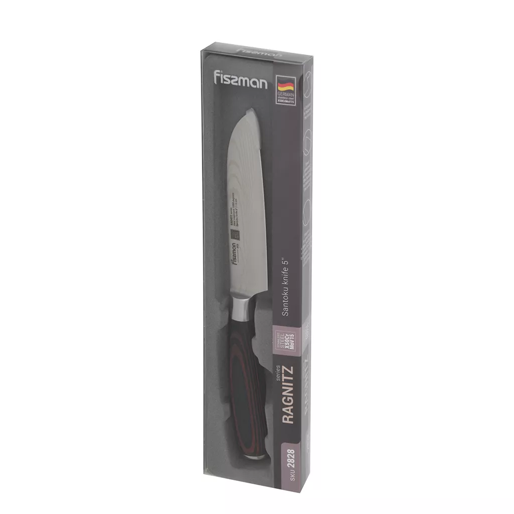 Nóż kuchenny Fissman Ragnitz małe Santoku 13 cm