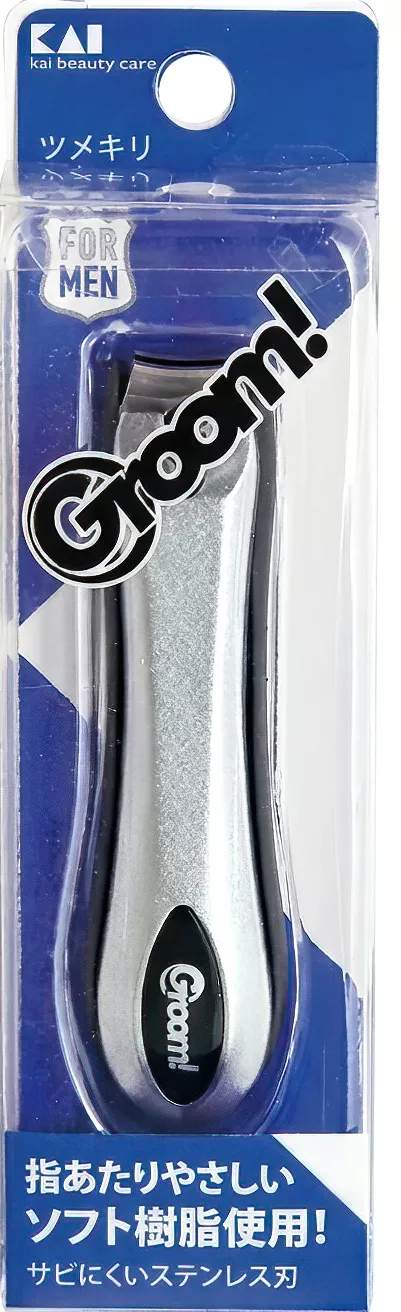 KAI Obcinacz do paznokci ze stali nierdzewnej z ergonomicznym uchwytem