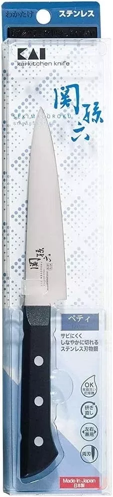 KAI Seki Magoroku Wakatake Nóż Uniwersalny 12cm do Warzyw, Mięsa i Ryb