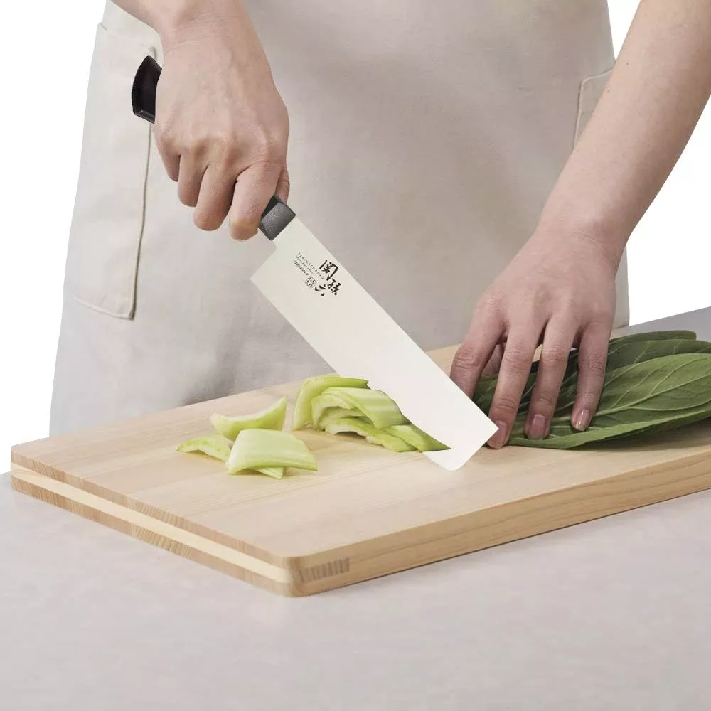 Kai Seki Magoroku Wakatake Nakiri - Japoński Nóż do Warzyw 16,5 cm