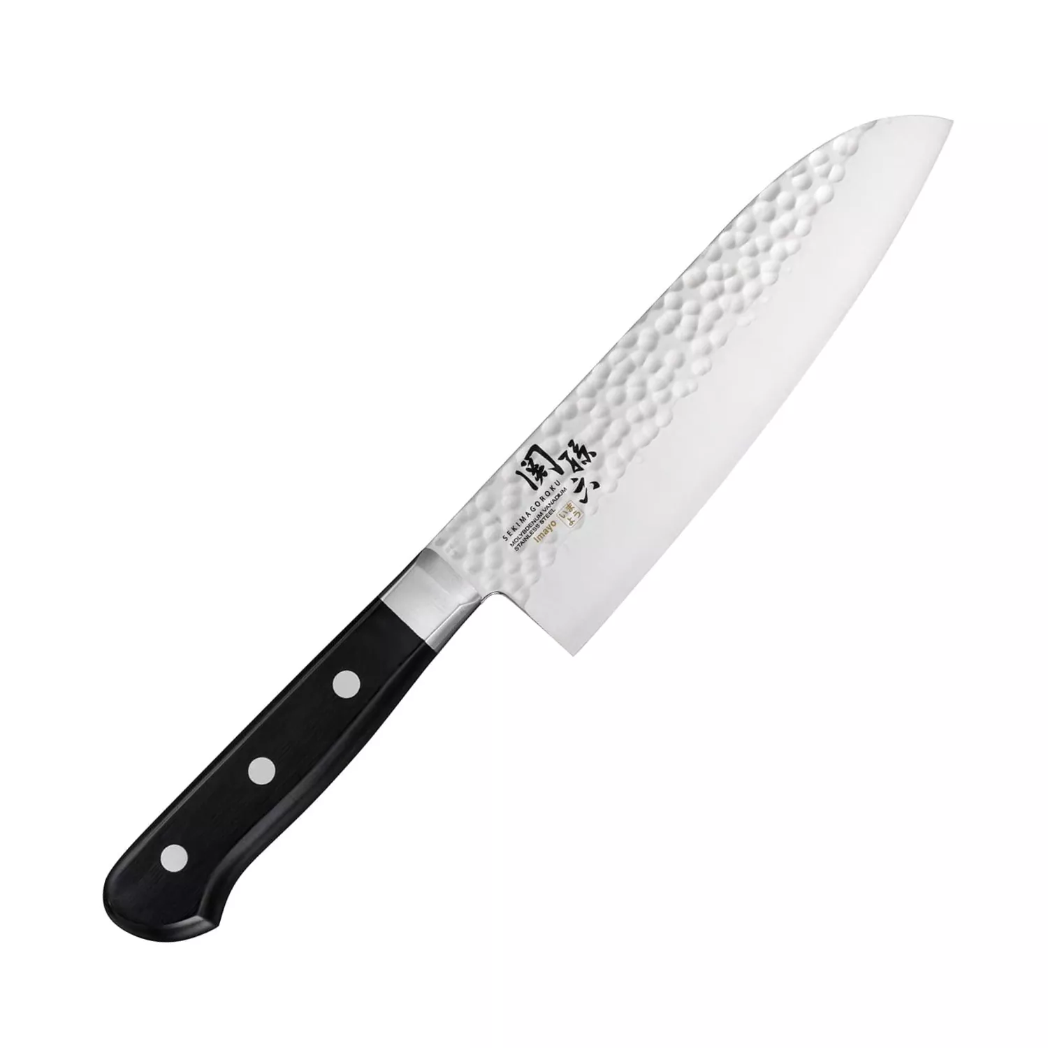 KAI Seki Magoroku Imayo Nóż Santoku 16,5 cm ze Stali 1K6 - Profesjonalny