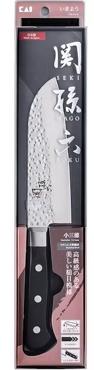 KAI Seki Magoroku Imayo Nóż Santoku Mały, ostrze 14.5 cm