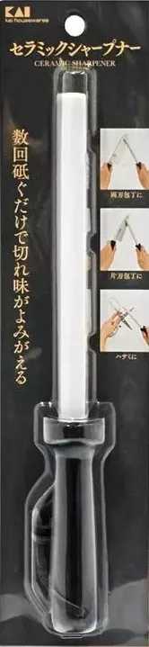 KAI Stalka Ceramiczna / Musak do Ostrzenia Noży, Pręt 16 cm