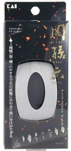 KAI Seki Magoroku HC-3558 – Dwustronny Pilnik do Paznokci ze Stali Nierdz