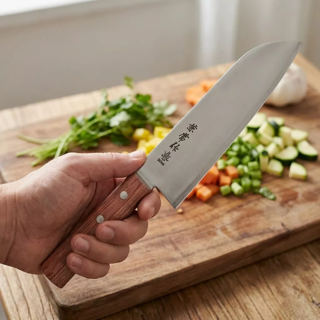 Kanetsune 555 Santoku 16.5 cm - Japoński Nóż Kuchenny KC-360
