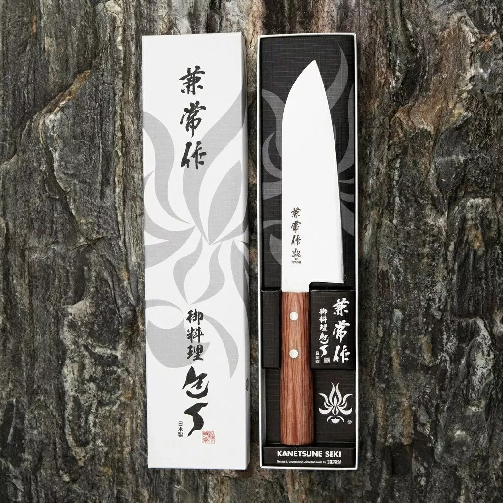 Kanetsune 555 Santoku 16.5 cm - Japoński Nóż Kuchenny KC-360