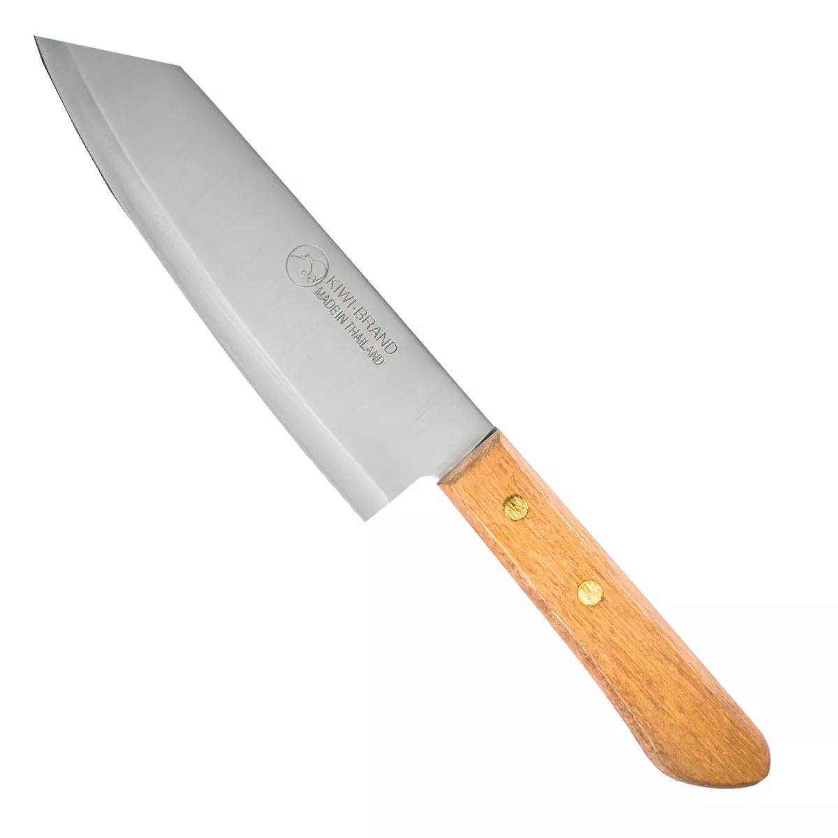 KIWI Nóż Bunka ze Stali Nierdzewnej, Ostrze 16 cm, Rękojeść Drewniana