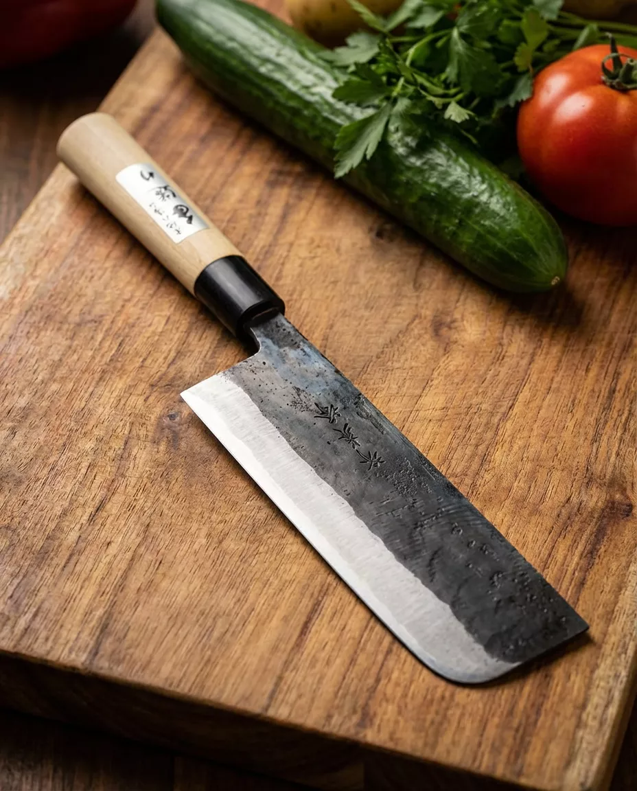 Japoński Nóż do Warzyw Okomura Nakiri 16,5 cm H-809