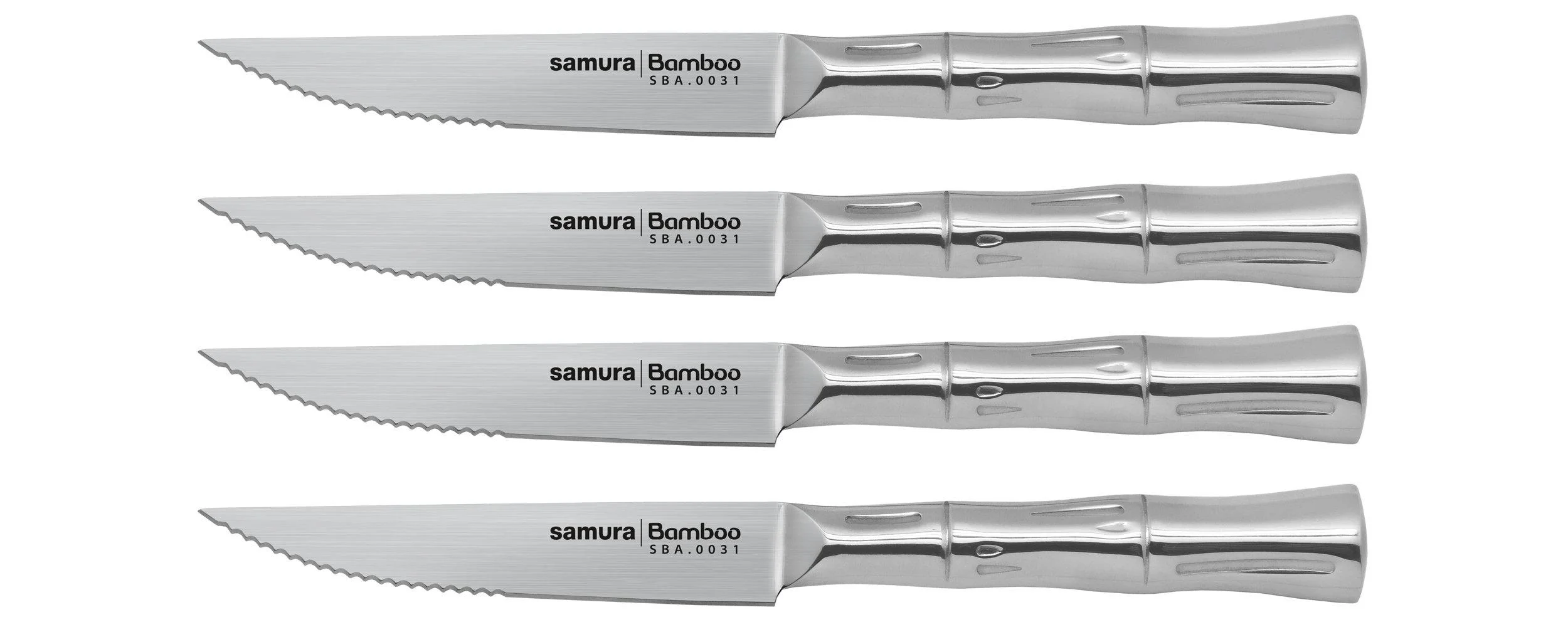 Samura Bamboo zestaw 4 noży do steków