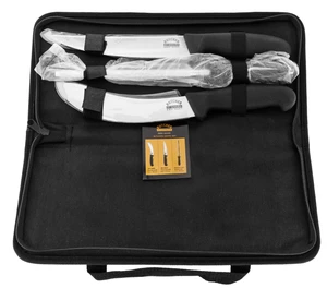 Samura Butcher zestaw dwóch noży ze stalką i torbą