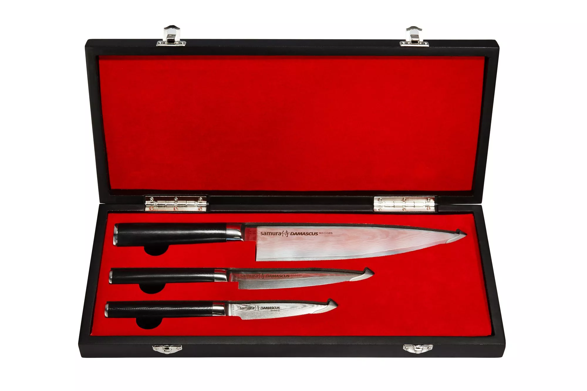 Samura Damascus Zestaw 3 noży kuchennych AUS-10 G10 Box SD-0220