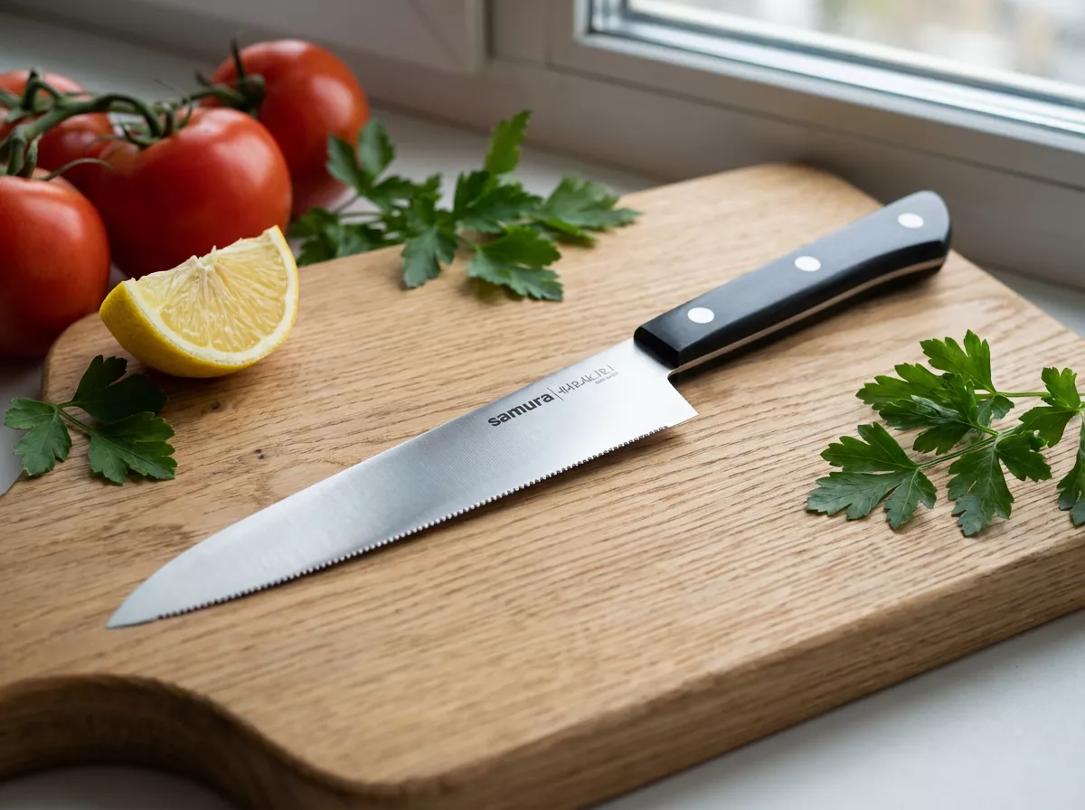 Samura Harakiri Nóż uniwersalny ząbkowany 15 cm SHR-0024B