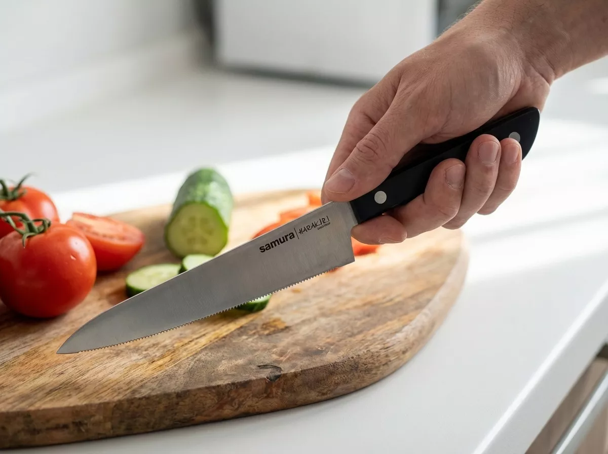 Samura Harakiri Nóż uniwersalny ząbkowany 15 cm SHR-0024B