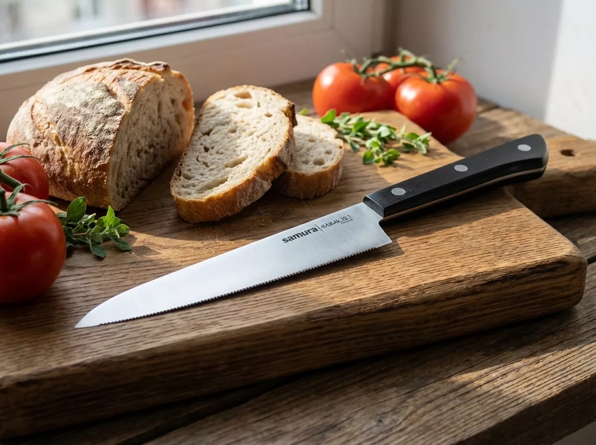 Samura Harakiri Nóż uniwersalny ząbkowany 15 cm SHR-0024B