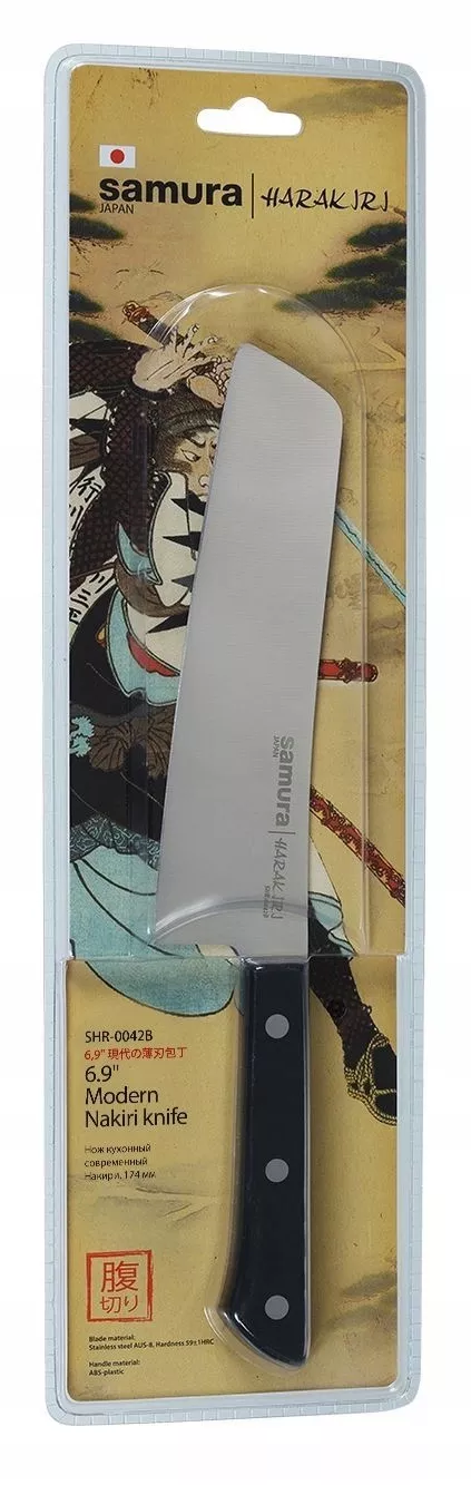 Samura Harakiri Modern Nakiri nóż kuchenny do warzyw 17.4 cm