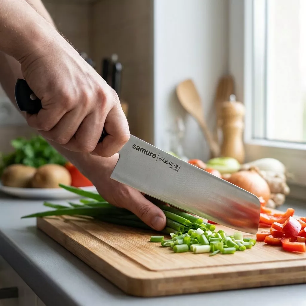 Samura Harakiri Modern Nakiri nóż kuchenny do warzyw 17.4 cm
