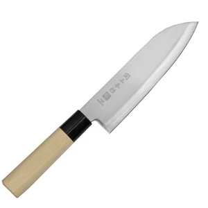 Japoński Nóż Kuchenny Santoku Seki Sanbonsugi 17 cm ze Stali 420J2