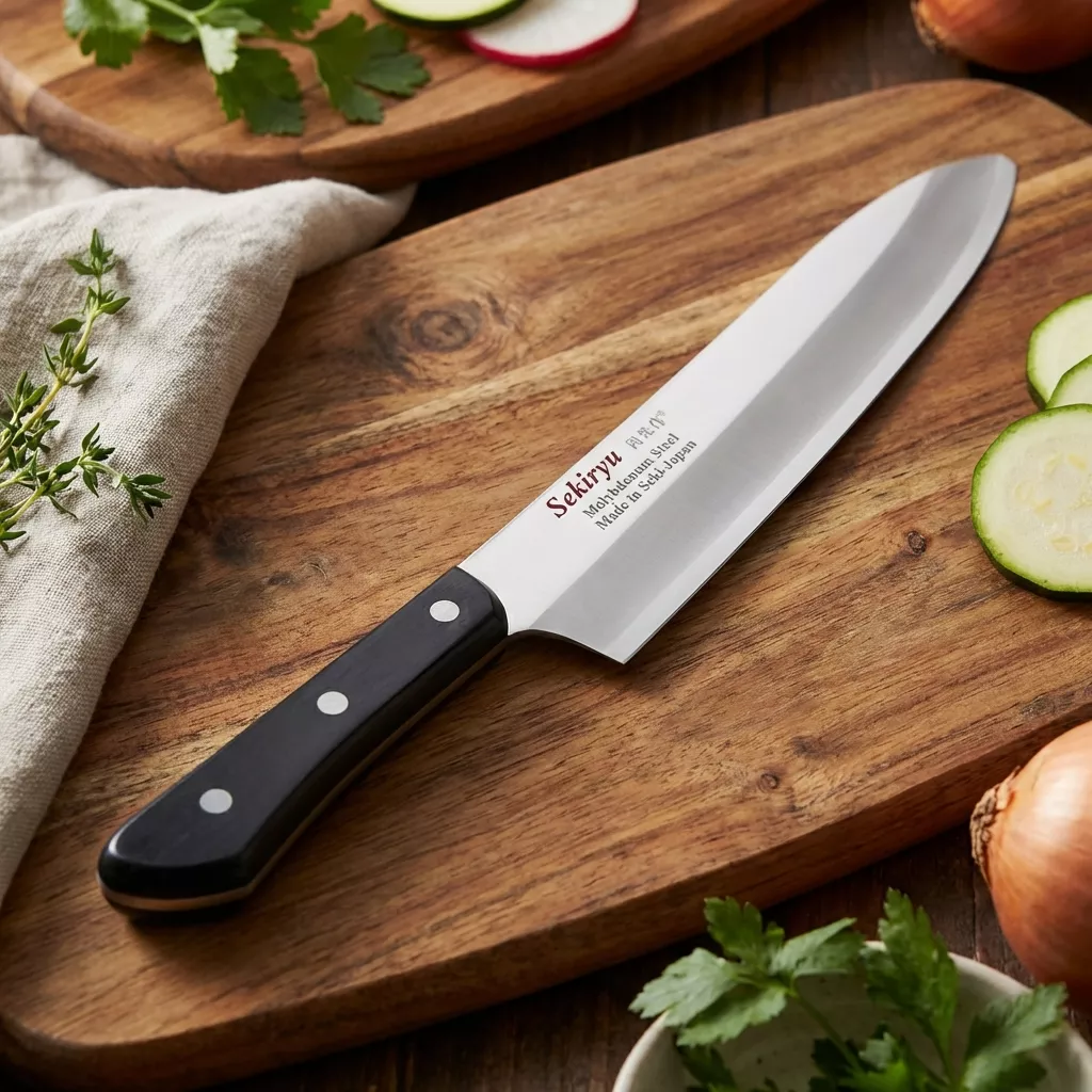 Japoński Nóż Szefa Kuchni Sekiryu z Zaokrąglonym Czubkiem bulk