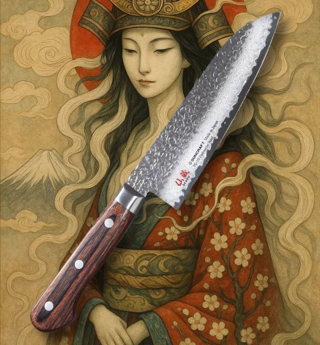 Suncraft SENZO UNIVERSAL Santoku 165 mm [FT-01]