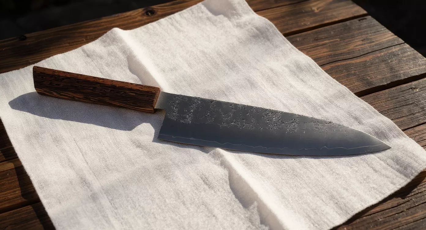 Nóż szefa kuchni Suncraft Senzo Retro GIN-SAN Silver 3 San Mai 20 cm