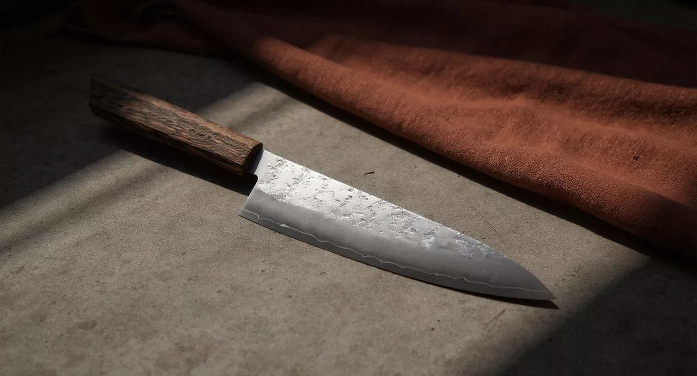 Nóż szefa kuchni Suncraft Senzo Retro GIN-SAN Silver 3 San Mai 20 cm