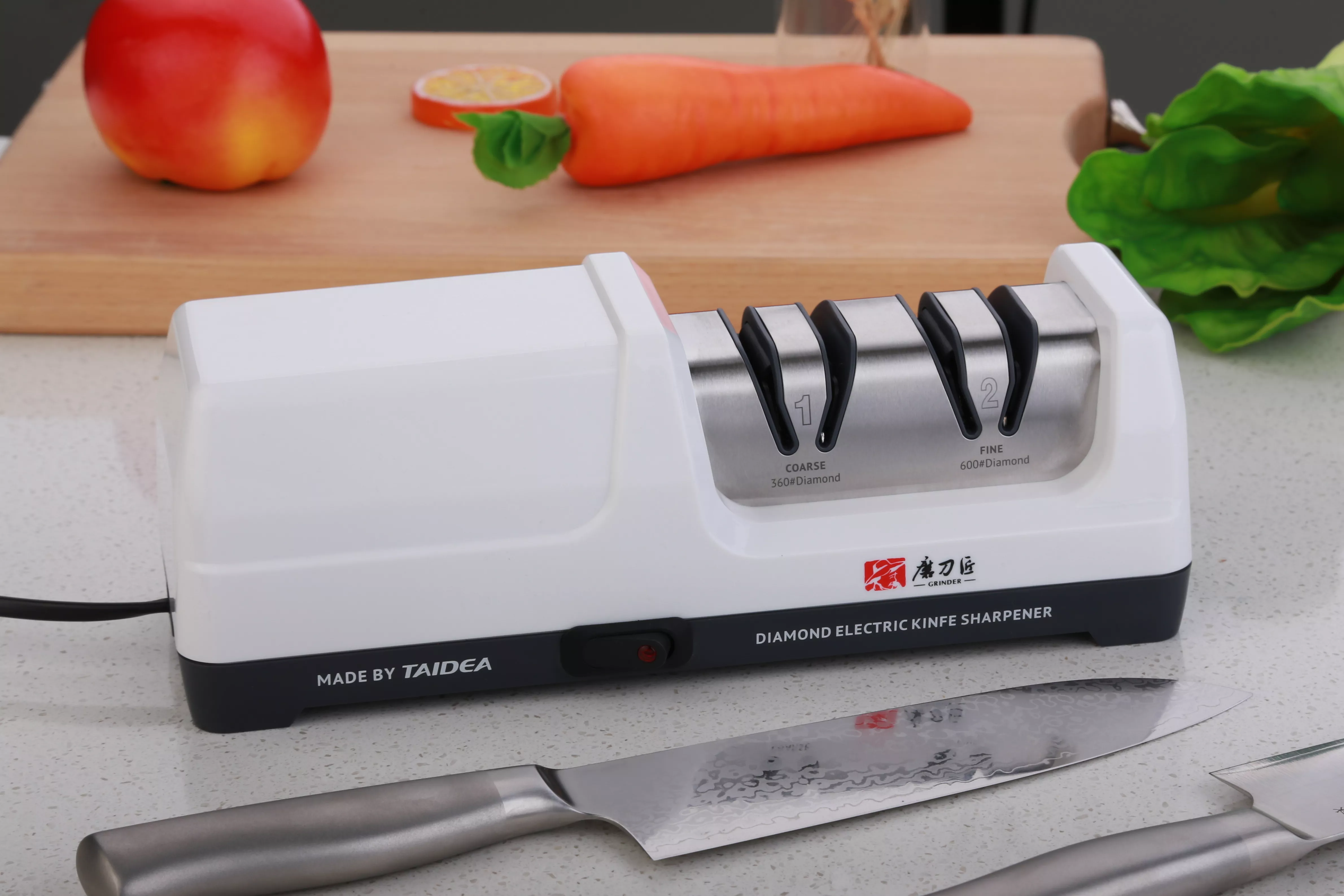 Elektryczna diamentowa ostrzałka Taidea TG2201 2-etapowa do noży