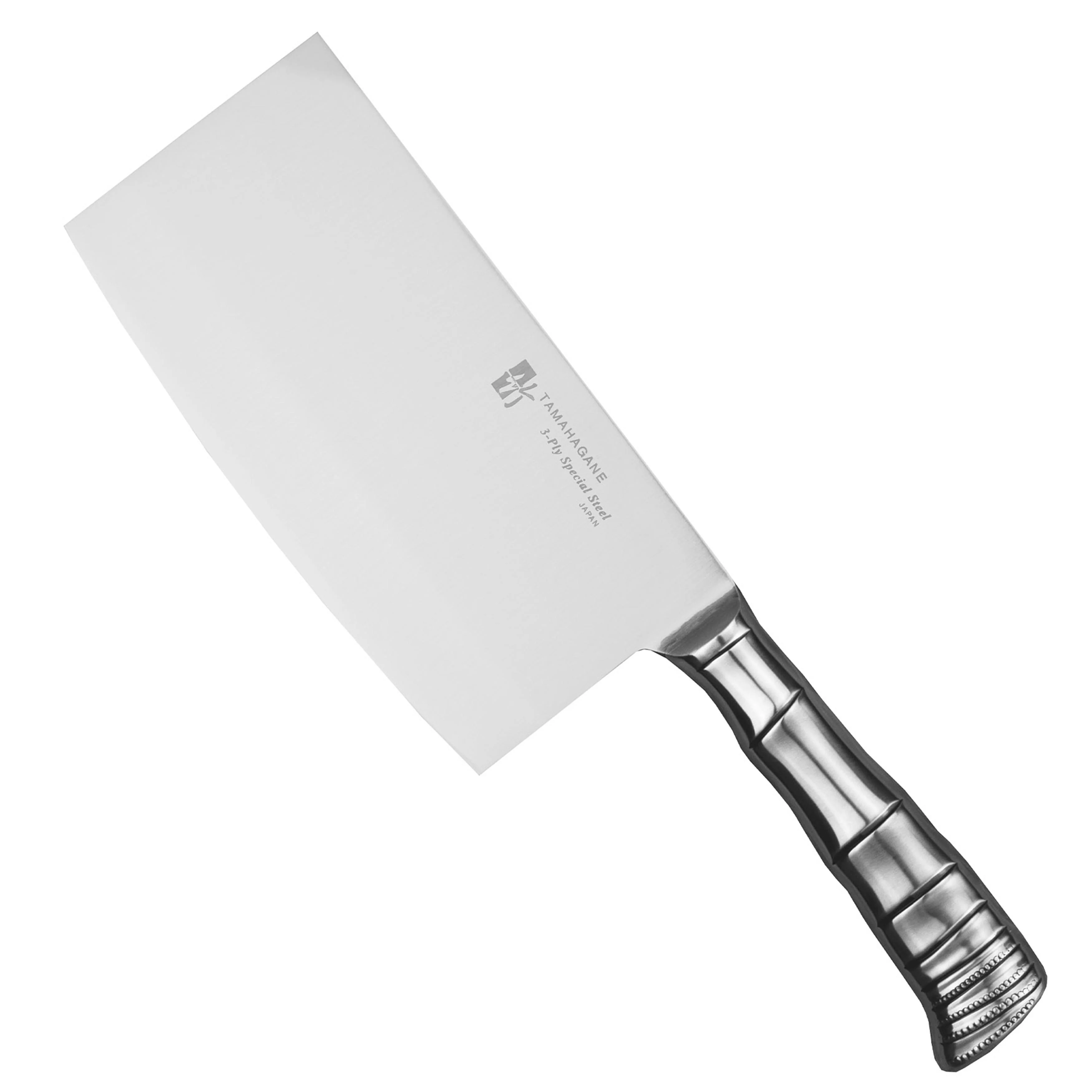 Tamahagane Bamboo VG-5 Nóż Chiński do siekania 17,