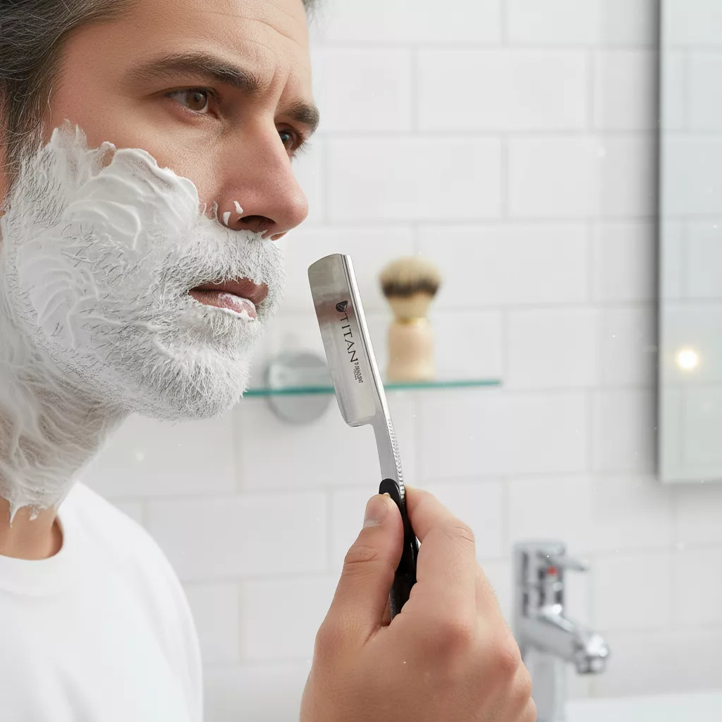 Brzytwa 13/16 TITAN 1918 Heban, stal ACRM-2 z etui