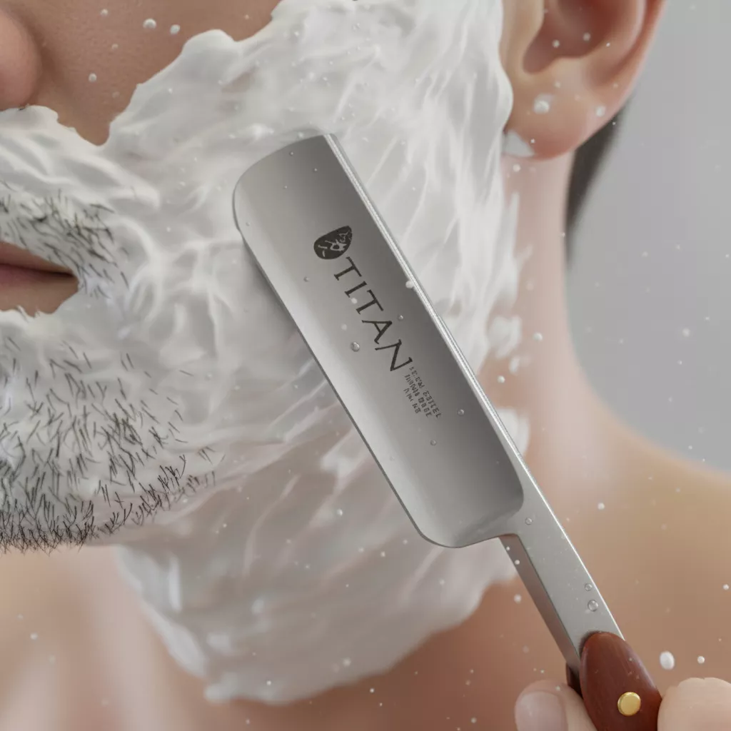 Brzytwa 13/16 TITAN 1918 Mahoń, stal ACRM-2