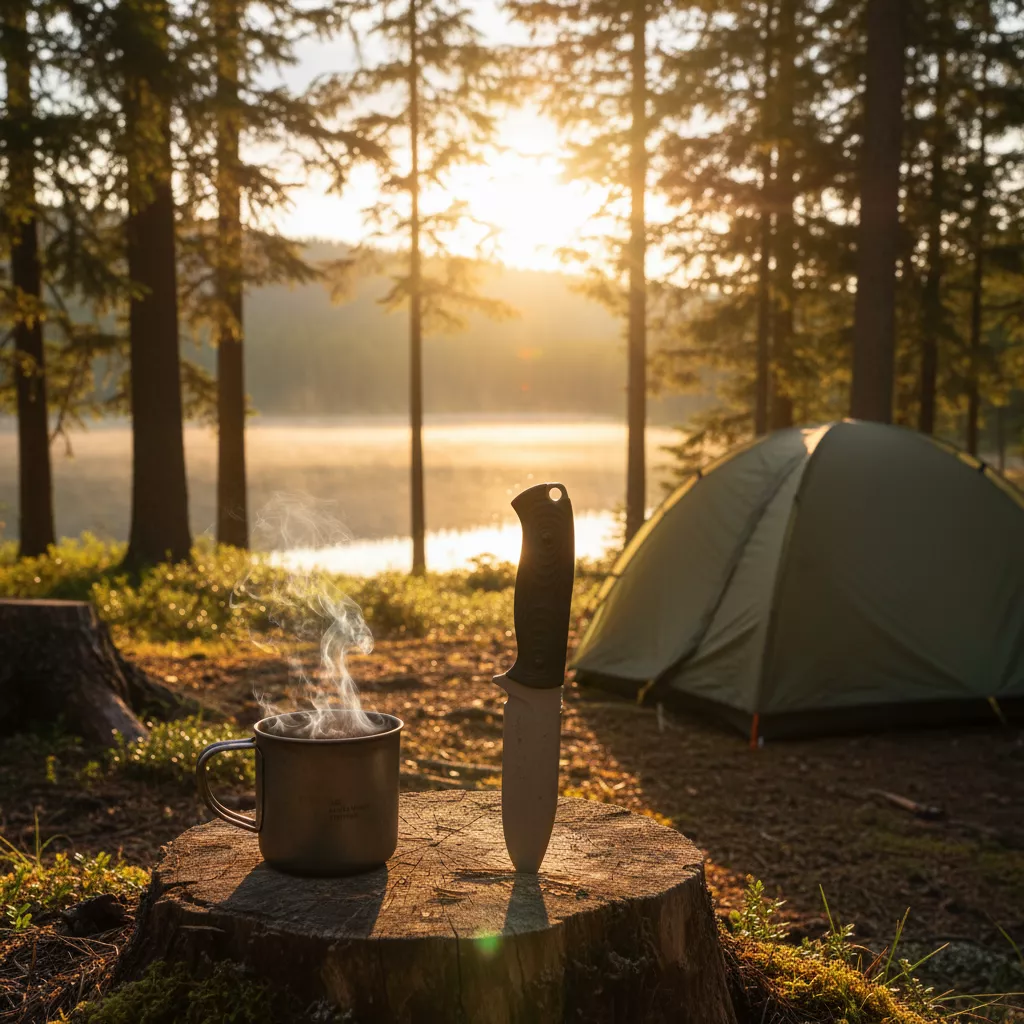 Welde AI Nóż Survivalowy stal DC53 63 HRC z pochwą Kydex 