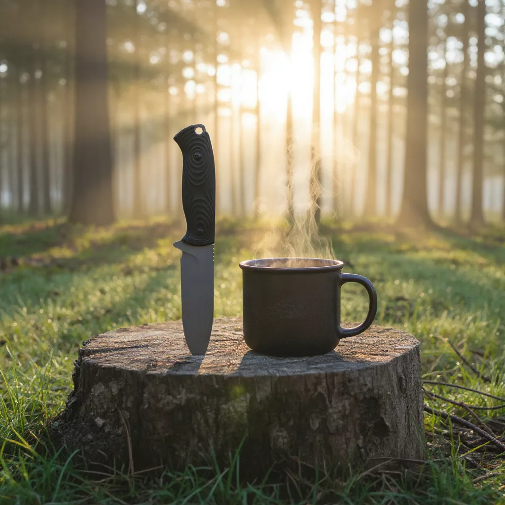 Welde AI Nóż Survivalowy stal DC53 63 HRC z pochwą Kydex 