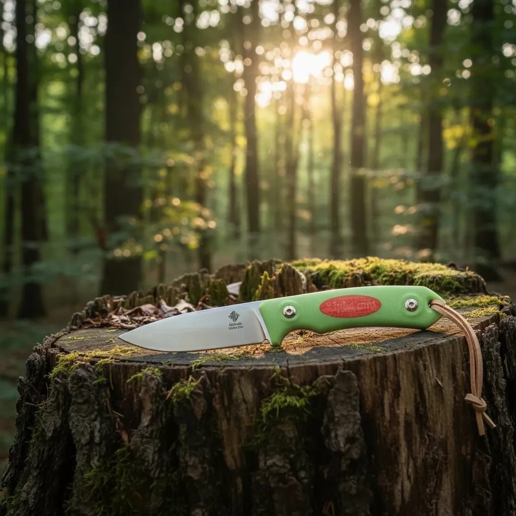 Womsi Alpha miu nóż zielona mikarta S90v