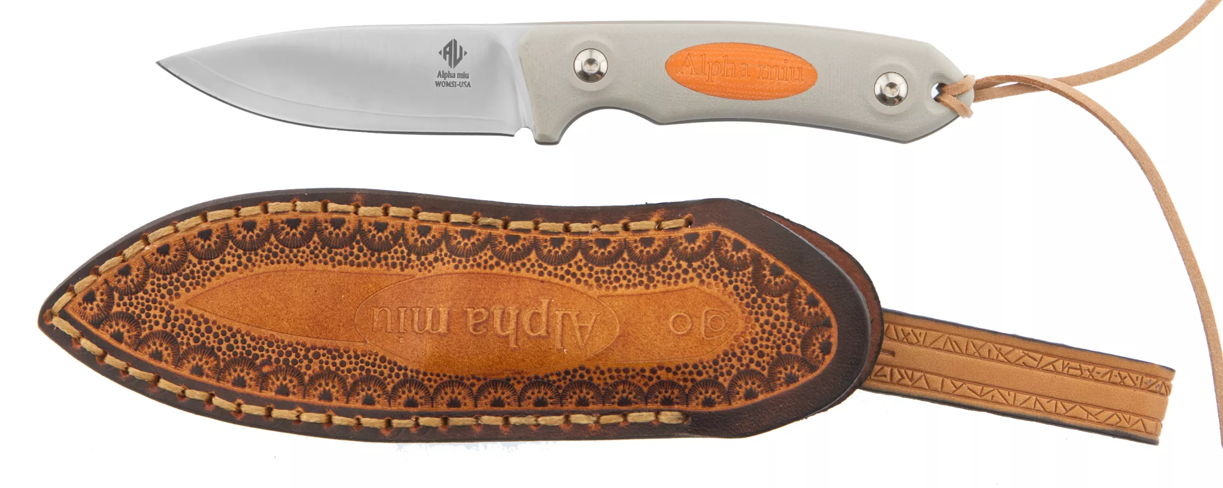 Womsi Alpha miu nóż szara mikarta S90v