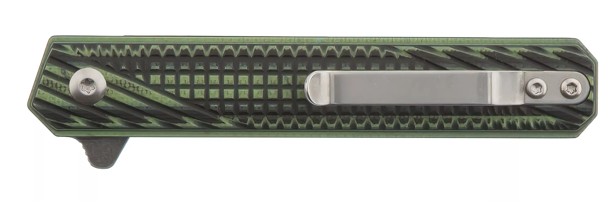 Womsi Wolf nóż składany dark green 2 G10 S90V