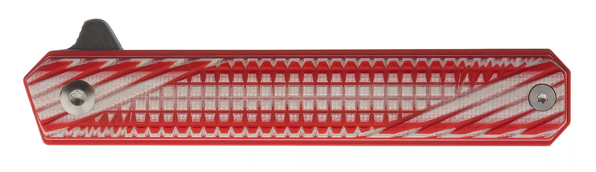 Womsi Wolf nóż składany red white G10 S90V